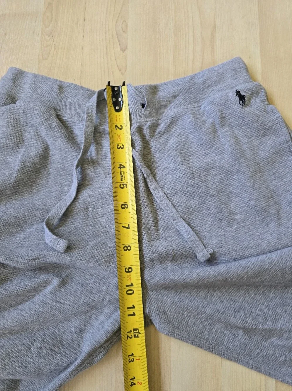 Polo Ralph Lauren Gray Waffle Knit Pants Size Medium